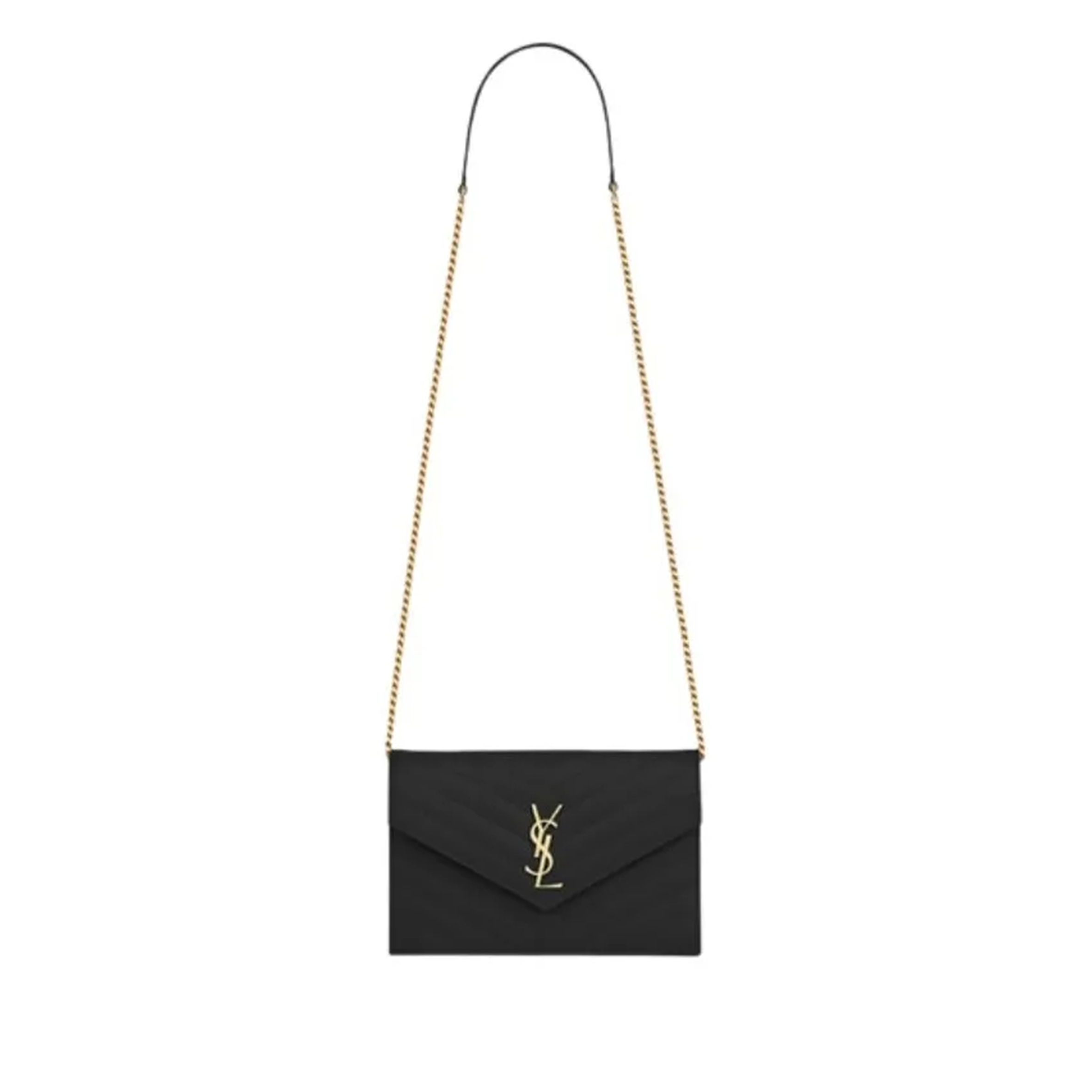 YSL CASSANDRE ENVELOPE CHAIN WALLET 8576053BOW011000 (19*12.5*3.5cm)